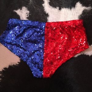 Harley Quinn Sequin bottoms